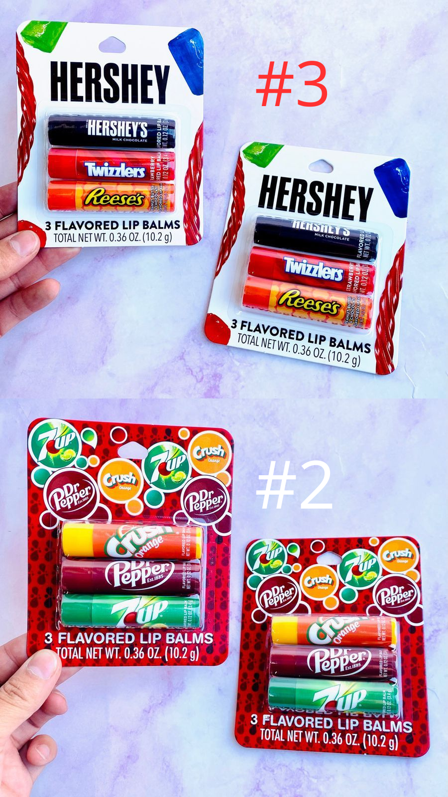 Trio de Lips Blams de Sabores