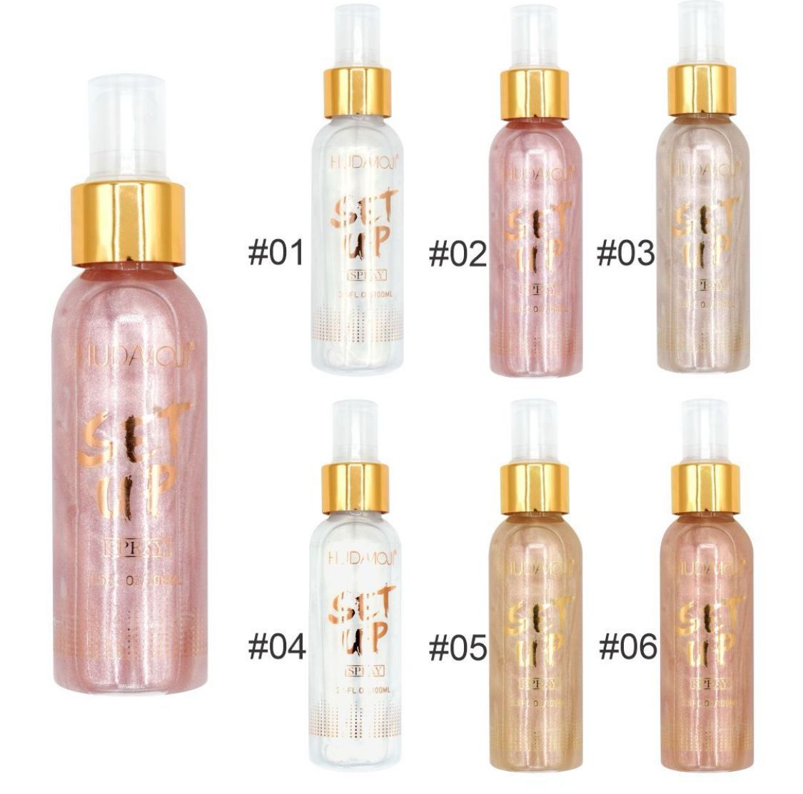 Polvo de Hadas en Spray Set Up HUDAMOJI